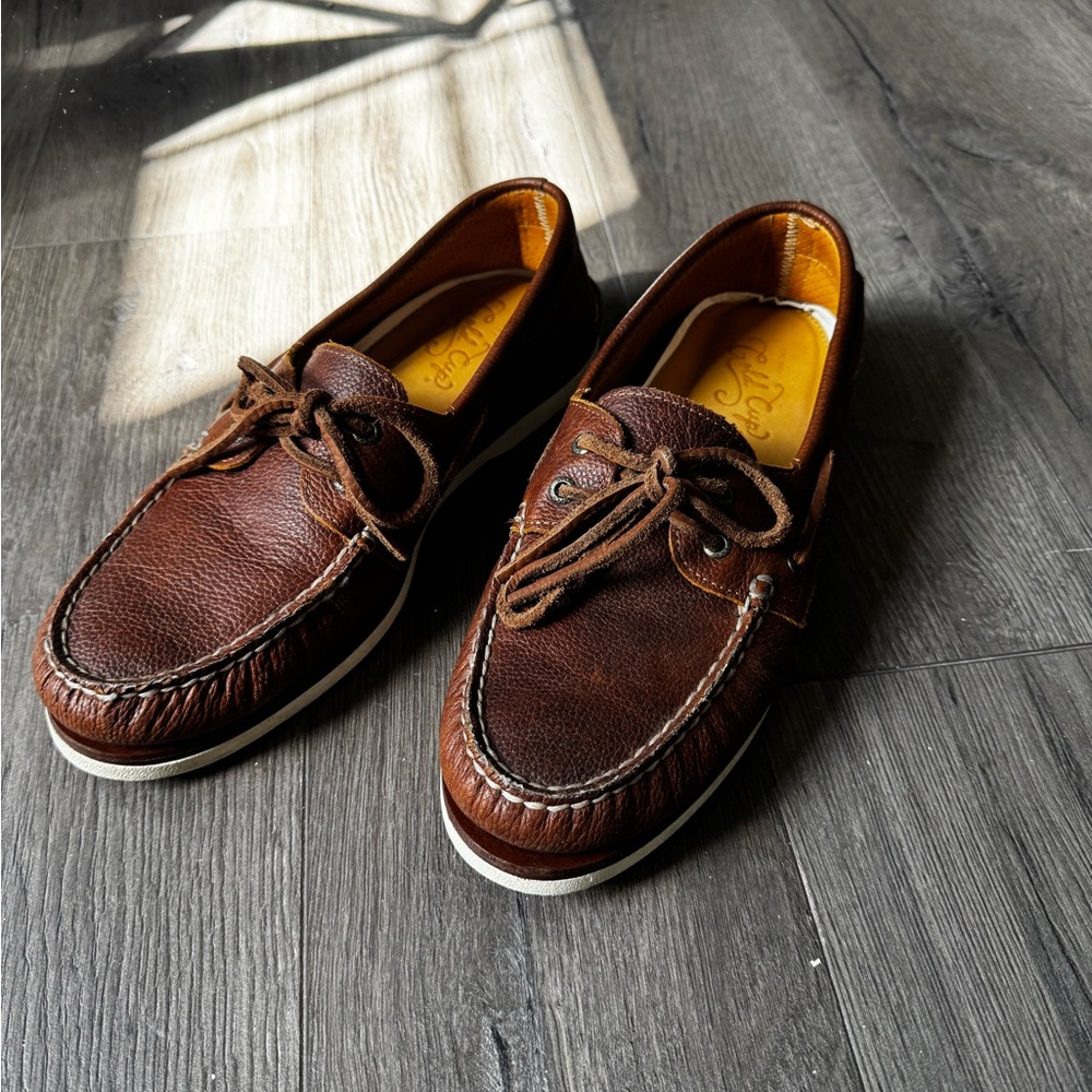 Sperry Gold Cup Brown Leather Boat Shoes
